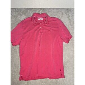 Tommy Bahama Mens L Island Zone Pink Golf Polo Breathable Performance